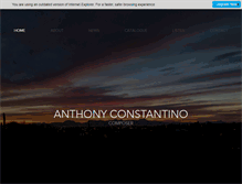 Tablet Screenshot of anthonyconstantino.com